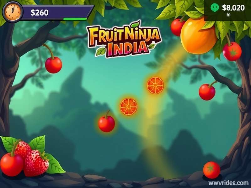 Fruit Ninja India Game Cover